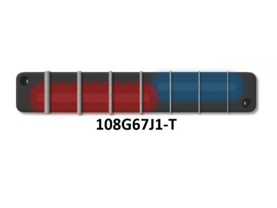 Bartolini 108G67J B1/T1 7-String G6 Candybar Original Dual In-Line Coil Pickup Set