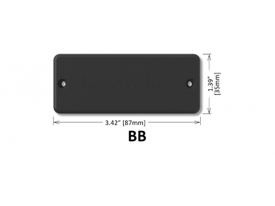 Bartolini BB4CBC 4-String BB Soapbar Classic Bass Dual Coil Pickup Set