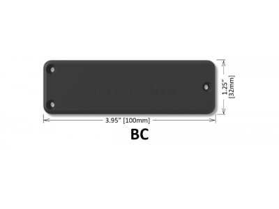 Bartolini BC4C-B 4-String BC Soapbar Original Dual Coil Neck