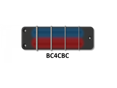 Bartolini BC4CBC-B 4-String BC Soapbar Classic Bass Dual Coil Neck