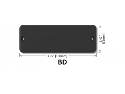 Bartolini BD5CBC-B 5-String BD Soapbar Classic Bass Dual Coil Neck
