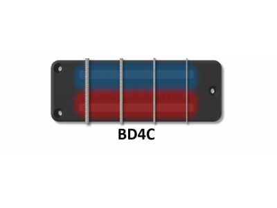 Bartolini BD4C 4-String BD Soapbar Original Dual Coil Pickup Set