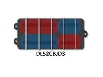 Bartolini DL52CBJD3 5-String 2J Squared MusicMan DL Shape Pickup