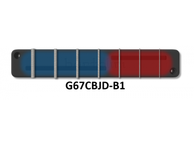 Bartolini G67CBJD B1/T1 7-String G6 Candybar Classic Bass Dual In-Line Coil Bass Pickup Set