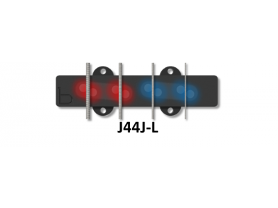 Bartolini J44J-L/LN b-axis Jazz Split Coil Alnico 4 String Bridge/Long Neck Pair