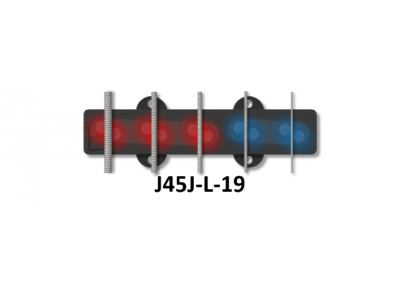 Bartolini J45J-L/LN-19 b-axis Jazz Split Coil Alnico 5 String Standard 19mm Bridge/Long Neck Pair - 69.7/74.1mm