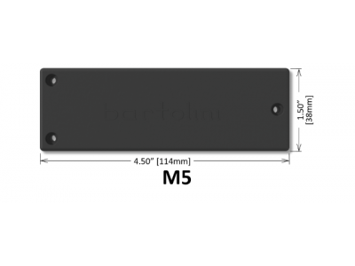 Bartolini XXM55C 5-String M5 Soapbar Original Quad Coil Pickup Set