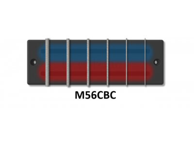 Bartolini M56CBC 6-String M5 Soapbar Classic Bass Dual Coil Pickup Set