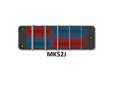 Bartolini MK52J 5-String MK Soapbar 2J Squared Set 2+1 Drill 4-Cond