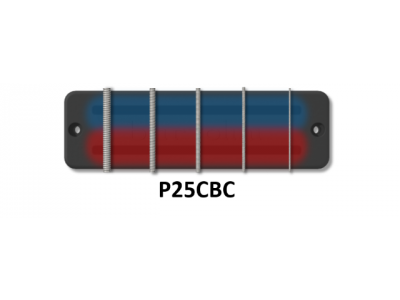 Bartolini P25CBC-T 5-String P2 Soapbar Classic Bass Dual Coil Bridge