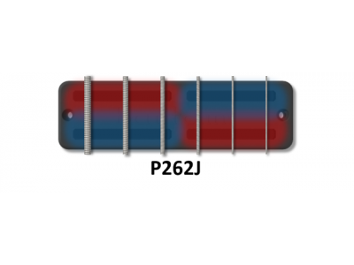Bartolini P262J-B 6-String P2 Soapbar 2J Squared Neck 1+1 Drill 4-Cond
