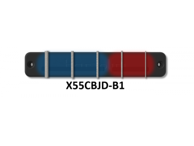 Bartolini X55CBJD-B 5-String X5 Candybar Classic Bass Dual In-Line Coil Neck