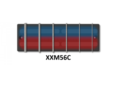 Bartolini XXM56C 6-String M5 Soapbar Original Quad Coil Pickup Set