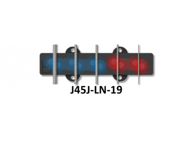 Bartolini J45J-LN-19 b-axis Jazz Split Coil Alnico 5 String Standard 19mm Long Neck - 69.7mm