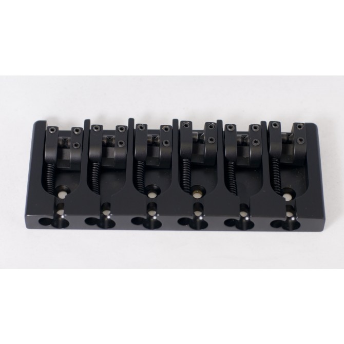 Hipshot A Style Brass 6 String Bass Bridge Black .708