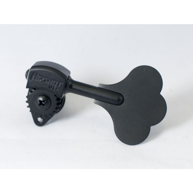 Hipshot Licensed Ultralite Tuner HB6C 3/8 inch Black Bass Side 