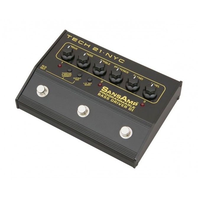Tech 21 Sansamp Programmable Bass Driver DI Best Bass Gear