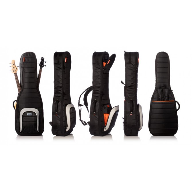 Mono Cases - M80 Dual Case Jet Black (M80-2B-BLK) - Best Bass Gear