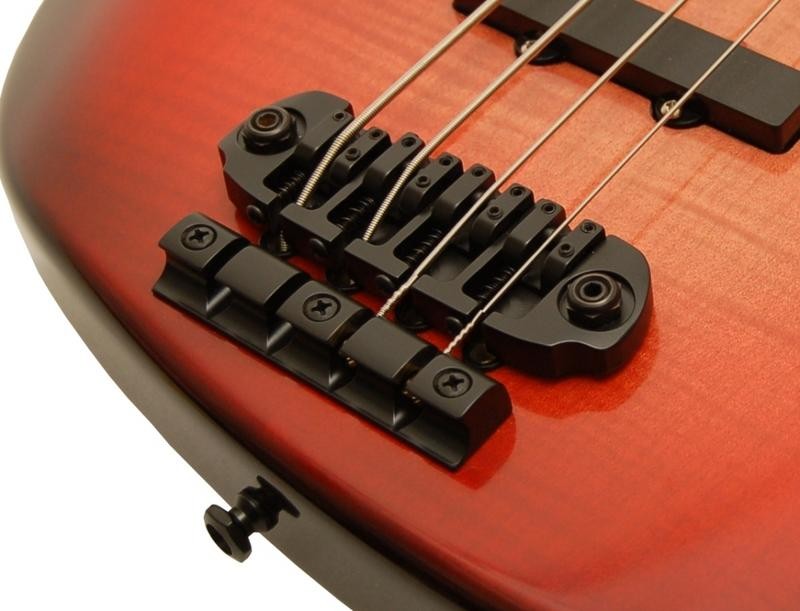 Hipshot D-Style 2 Piece 4 String Tailpiece Only Bass Bridge