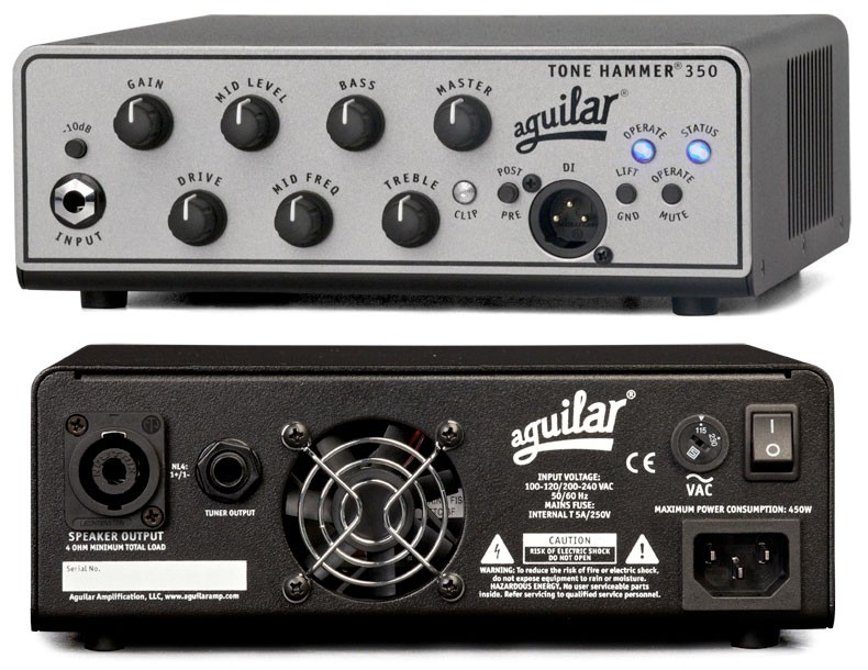 Aguilar Amplifier Tone Hammer 350 with free carry bag - Best Bass Gear