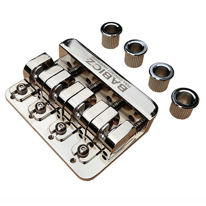 Babicz FCH 4-String Bass Bridge String Thru Chrome - Best Bass Gear