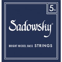 Sadowsky Blue Label Bright Nickel Bass 5-String Standard (45 - 65 - 85 - 105 -130T)