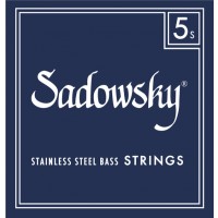 Sadowsky Blue Label Stainless Steel Bass 5-String Standard (45 - 65 - 85 - 105 - 130T)