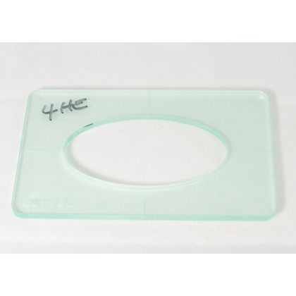 Delano 1/4 inch Thick Acrylic Xtender 4 Size Template