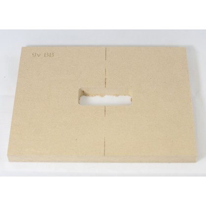 Mike Plyler 1/2 inch Thick MDF 9v Battery Box Template