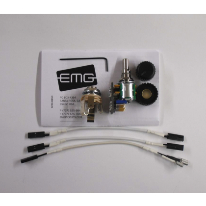 EMG 25k Volume/Tone Potentiometer Audio Taper 6/8mm Solid Shaft Solderless