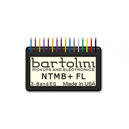 Bartolini NTMB+FL 3-Band Preamp Voiced For Fretless Bass