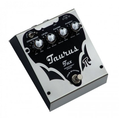 Taurus Tux SL - Compressor Limiter Bass Effect Pedal-Silver Line