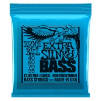 Ernie Ball Extra Super Slinky Nickel Wound Electric Bass Strings - 40-95 Gauge