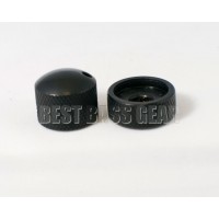 Glockenklang - Euro-Style Stacked Concentric Dome Knob- Black
