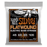 Ernie Ball Hybrid Slinky Flatwound Electric Bass Strings - 45-105 Gauge