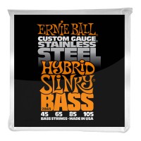 Ernie Ball Hybrid Slinky Stainless Steel Electric Bass Strings - 45-105 Gauge