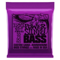 Ernie Ball Power Super Slinky Nickel Wound Electric Bass Strings - 55-110 Gauge
