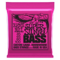 Ernie Ball Super Super Slinky Nickel Wound Electric Bass Strings - 45-100 Gauge