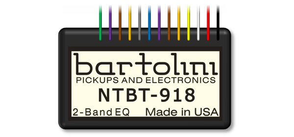 Bartolini NTBT 2-Band EQ Preamp Module - Best Bass Gear